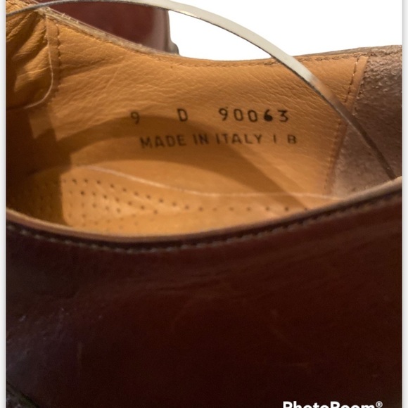 Florsheim Men CORBETTA Cap Toe Oxford Shoes in Size 9 D Cognac. - Picture 5 of 9